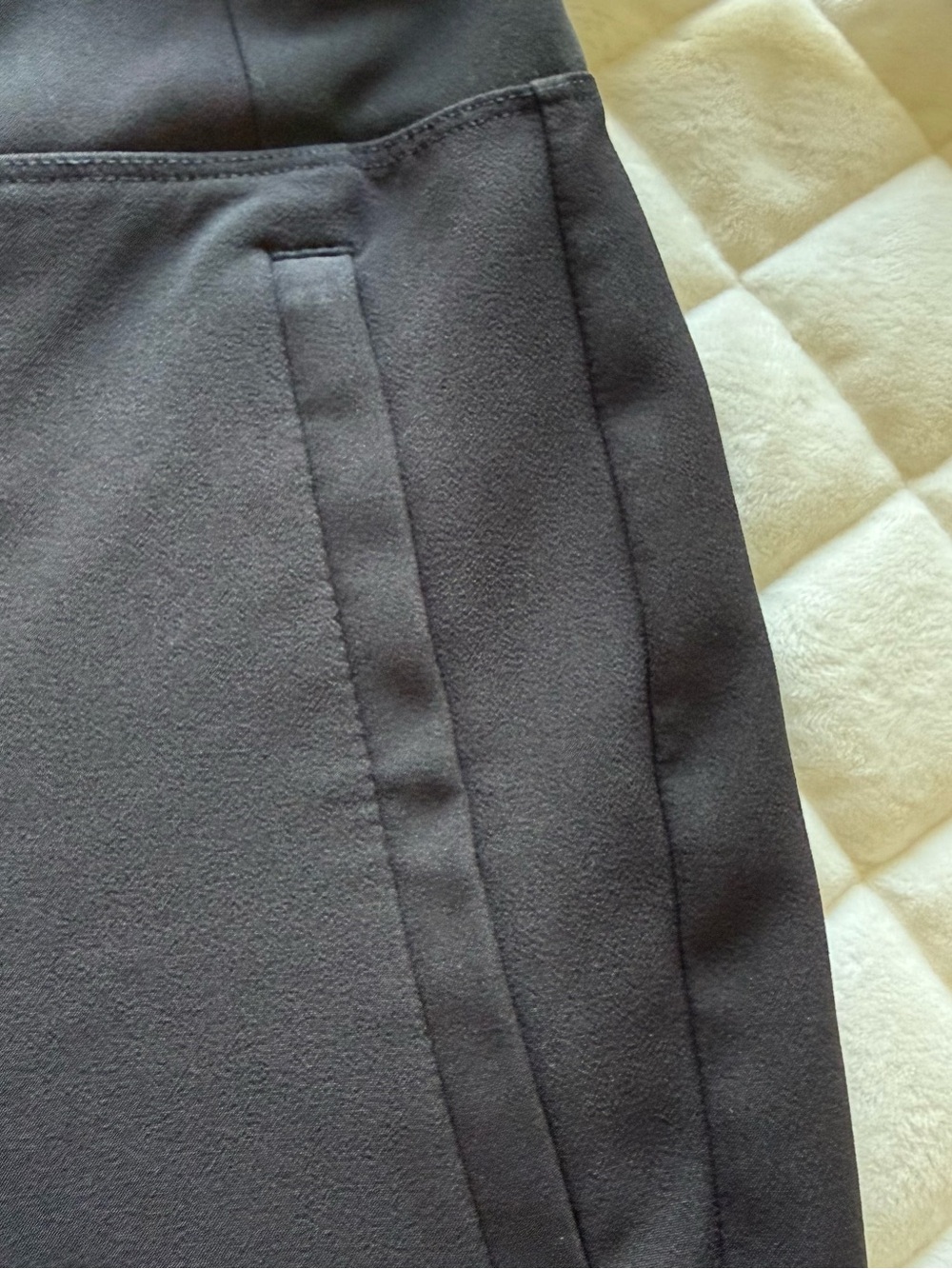 Athleta Black Endless High Rise Pants Straight Leg Size 8 Style 533636 - Picture 3 of 10